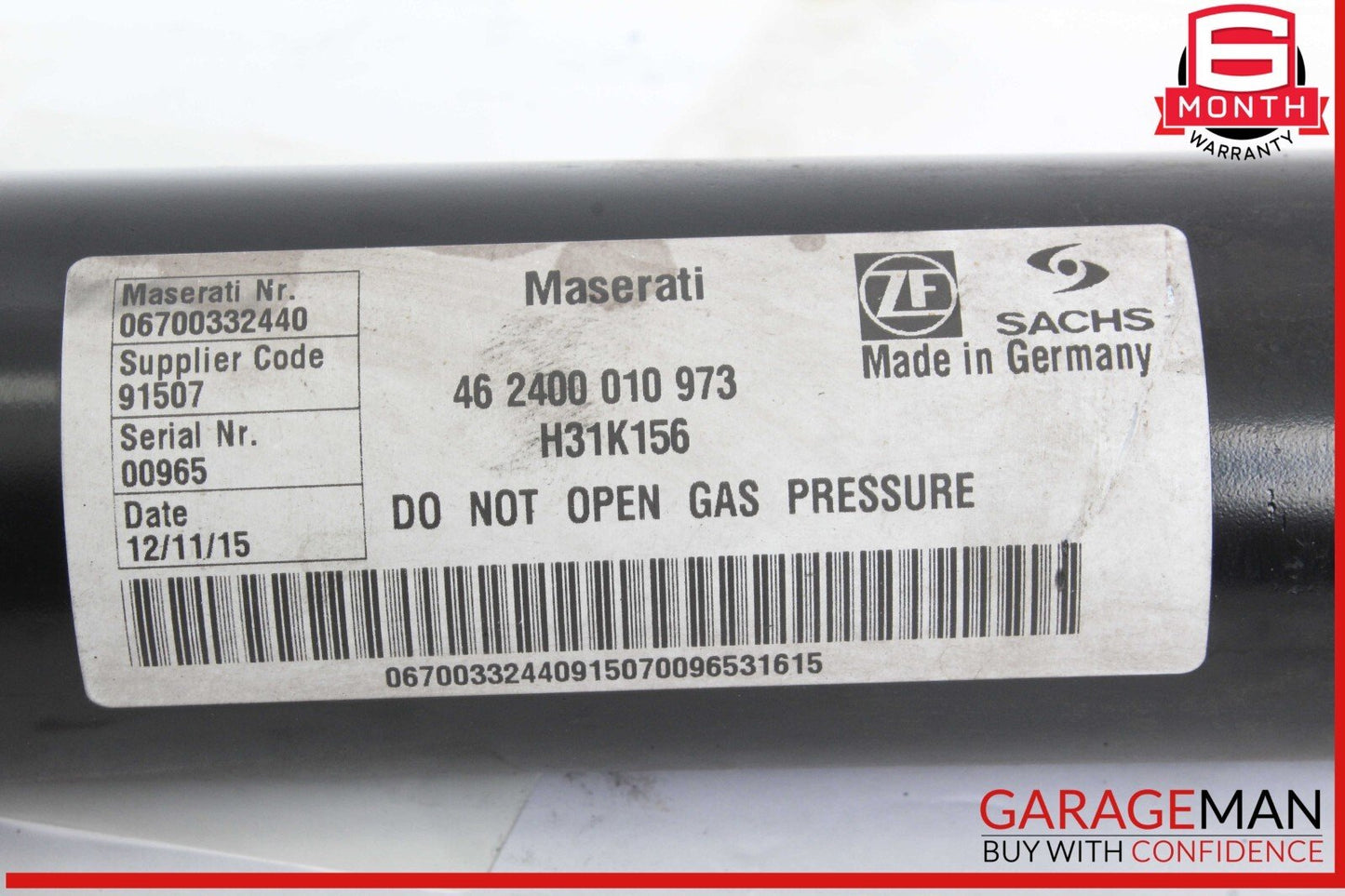 14-24 Maserati Quattroporte Shock Strut Absorber Rear Left And Right Set OEM