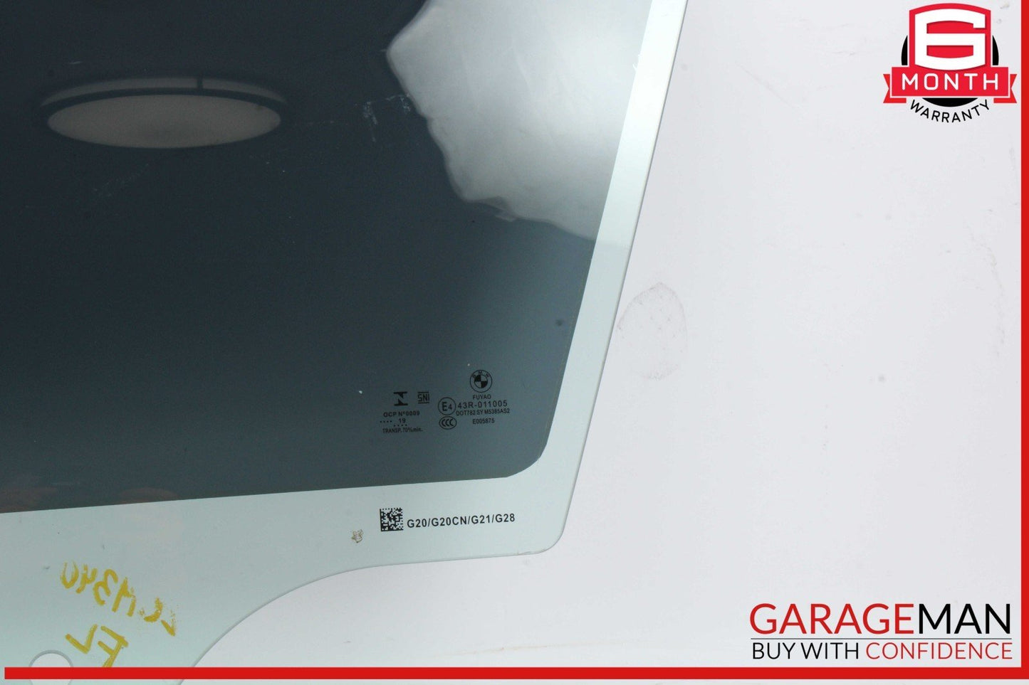 19-24 BMW M340i G20 330e 330i Front Left Driver Side Door Window Glass OEM
