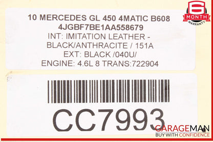 06-12 Mercedes X164 GL450 GL500 Power Steering Rack & Pinion Assembly OEM