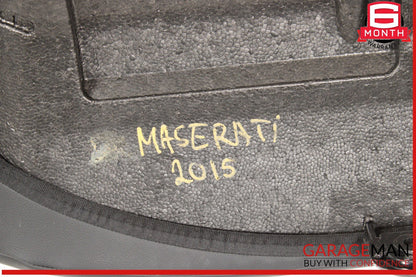 14-22 Maserati Ghibli M157 Rear Seat Cushion Lower Bottom Black OEM