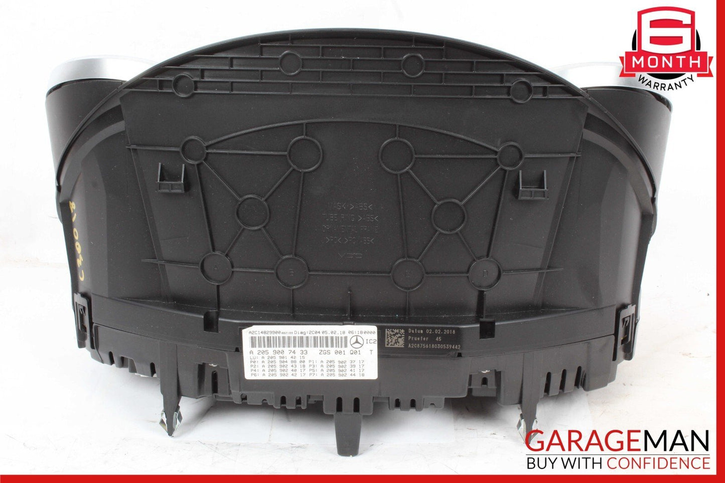 15-18 Mercedes W205 C300 Speedometer Odometer Instrument Cluster Gauge Assy