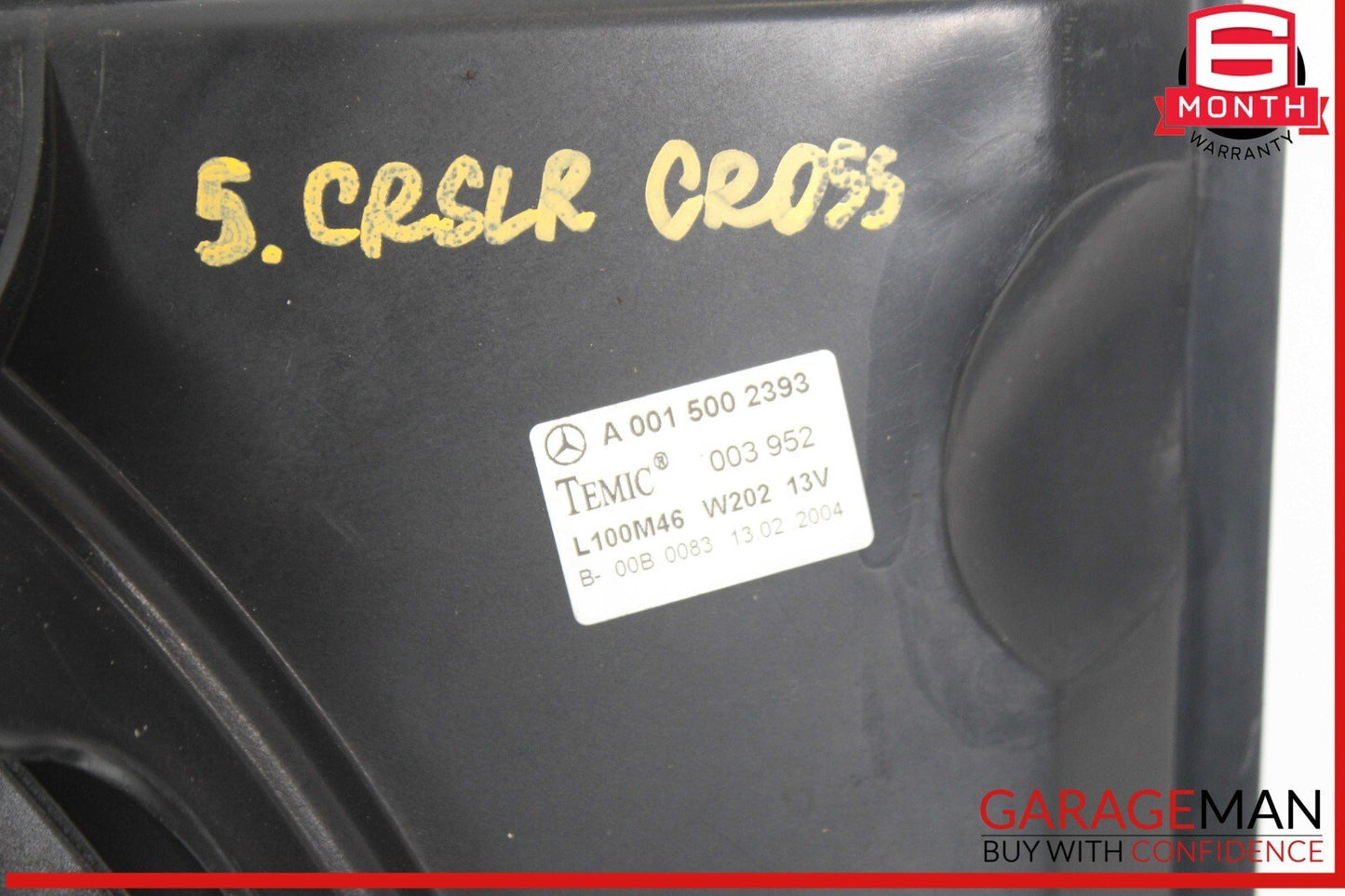 04-08 Chrysler Crossfire Radiator Cooling Fan Motor Shroud OEM