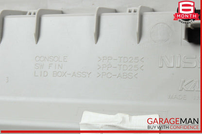 13-17 Nissan Leaf Front Upper Overhead Interior Dome Light Lamp Gray OEM