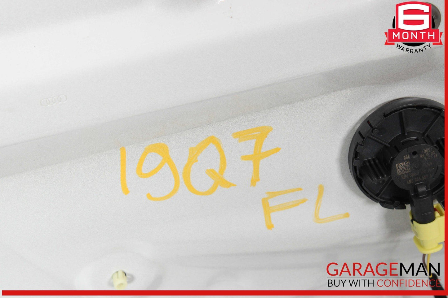 17-19 Audi Q7 Front Left Driver Side Door Shell White OEM