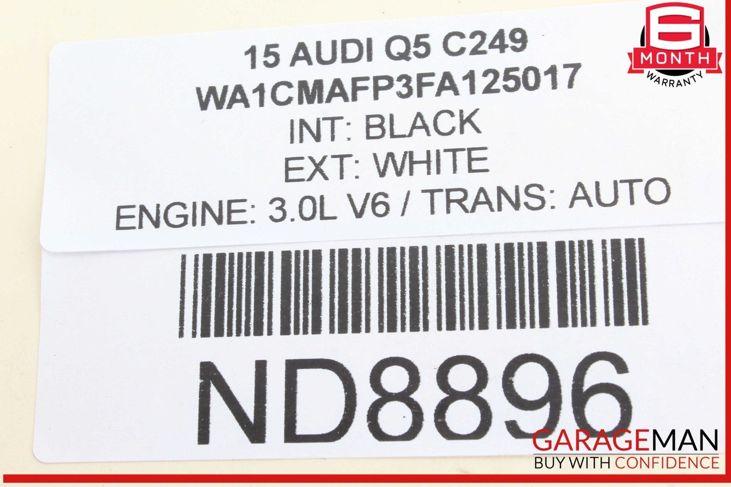 13-18 Audi Q5 Rear Right Passenger Side Suspension Lower Control Arm OEM
