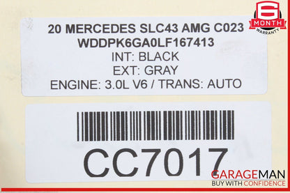 17-20 Mercedes R172 SLC43 AMG Auto Trans Automatic Transmission Assembly OEM 23k