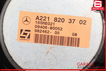 07-09 Mercedes W221 S550 S63 Rear Left & Right Door Audio Sound Speaker Set of 2