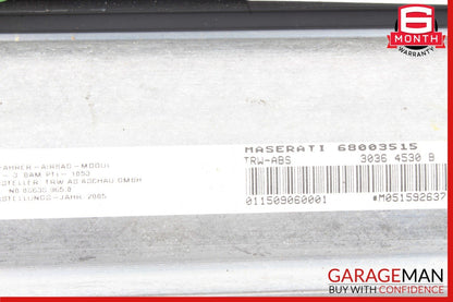 03-08 Maserati Quattroporte M139 Right Side Dashboard Panel Airbag w/ Cover OEM