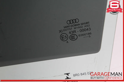 12-17 Audi Q5 Front Left Driver Side Door Window Glass 43R00043 OEM