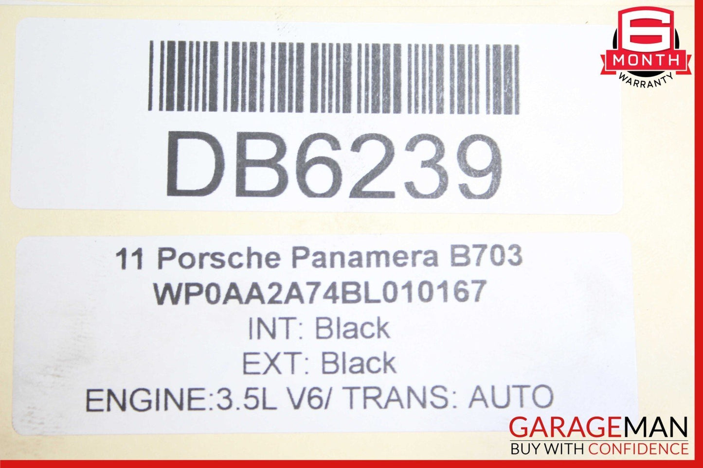 11-13 Porsche Panamera 970 3.6L Rear Right & Left Exhaust Muffler Tip Set of 2