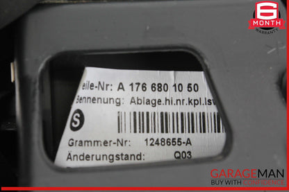 14-19 Mercedes W117 CLA250 Rear Center Console Air Vent Back Cover Ashtray OEM