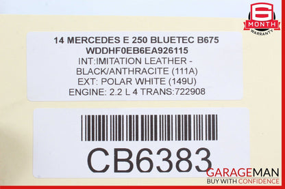 08-17 Mercedes W212 E250 C250 C350 Rear Left Side Tie Rod Control Arm Set OEM