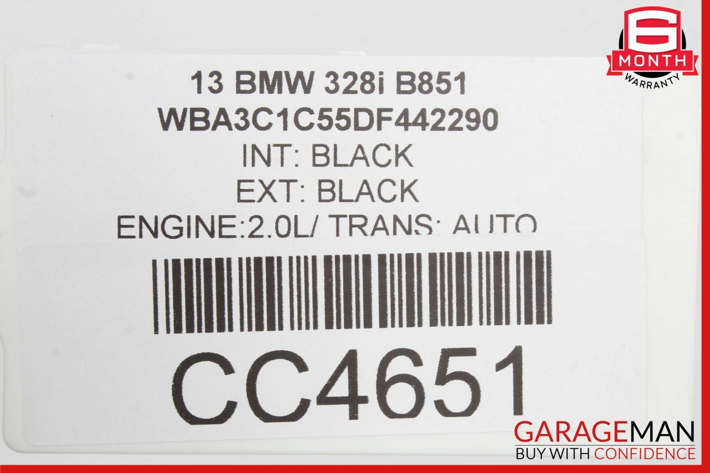 12-16 BMW F30 328i Right Passenger Side Skirt Rocker Panel Molding Black OEM