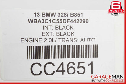 12-16 BMW F30 328i Right Passenger Side Skirt Rocker Panel Molding Black OEM