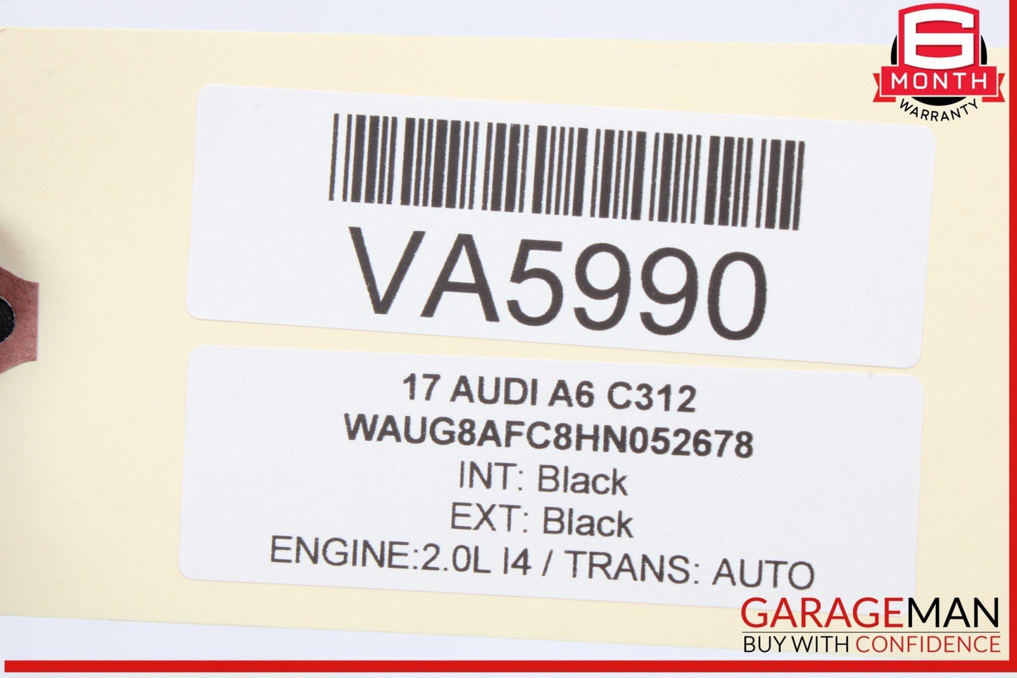 12-18 Audi A6 A7 Front Left Driver Side Exterior Door Handle Black 4H1837885 OEM