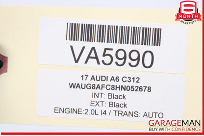 12-18 Audi A6 A7 Front Left Driver Side Exterior Door Handle Black 4H1837885 OEM