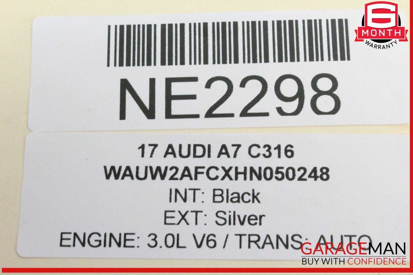 12-18 Audi A7 A6 Windshield Washer Fluid Reservoir Tank Bottle 4G1955462A OEM
