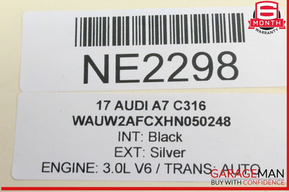 12-18 Audi A7 A6 Windshield Washer Fluid Reservoir Tank Bottle 4G1955462A OEM