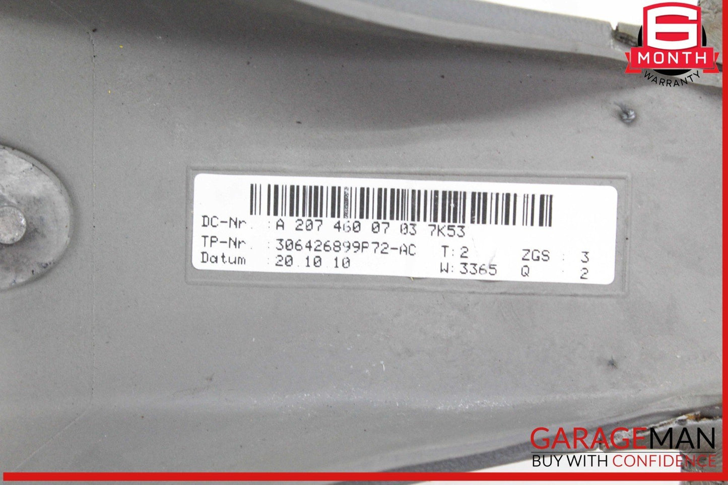 10-11 Mercedes W207 E350 E400 AMG Sport 3 Spoke Steering Wheel Gray OEM