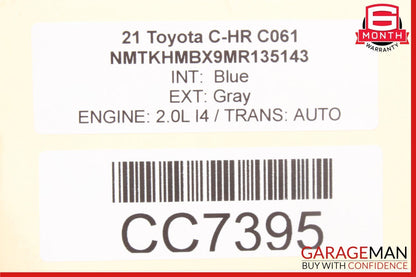 18-22 Toyota C-HR Rear Left Driver Side Interior Door Panel Trim Card OEM