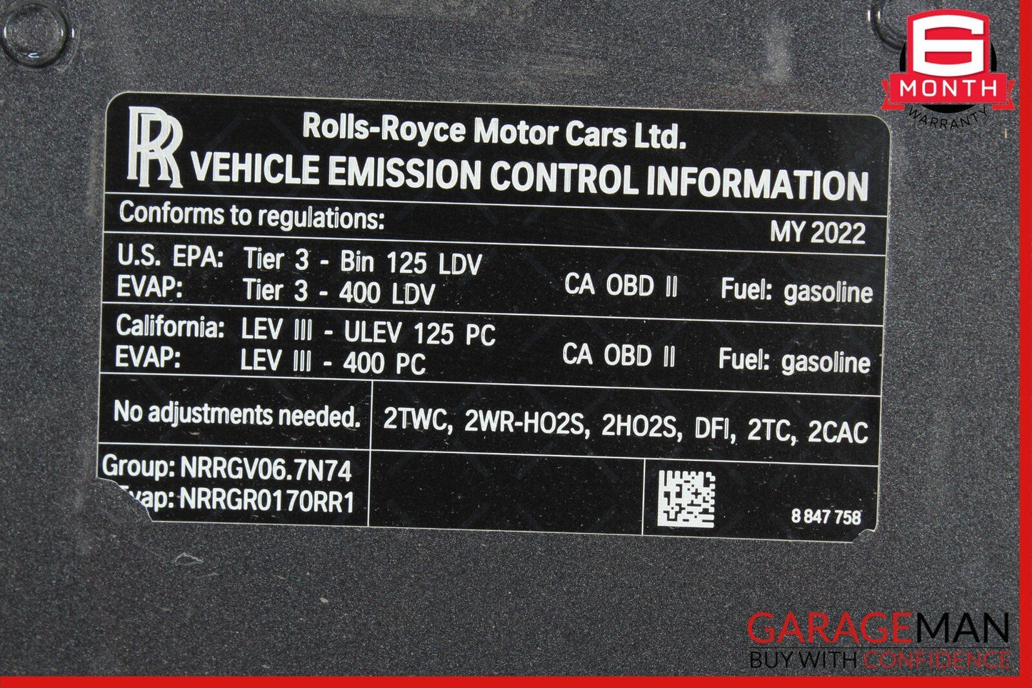 21-23 Rolls-Royce Ghost RR21 RR22 Front Hood Bonnet Lid Cover Panel OEM