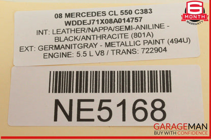07-14 Mercedes W216 CL550 Front Right Side Seat Control Switch 2218709358 OEM