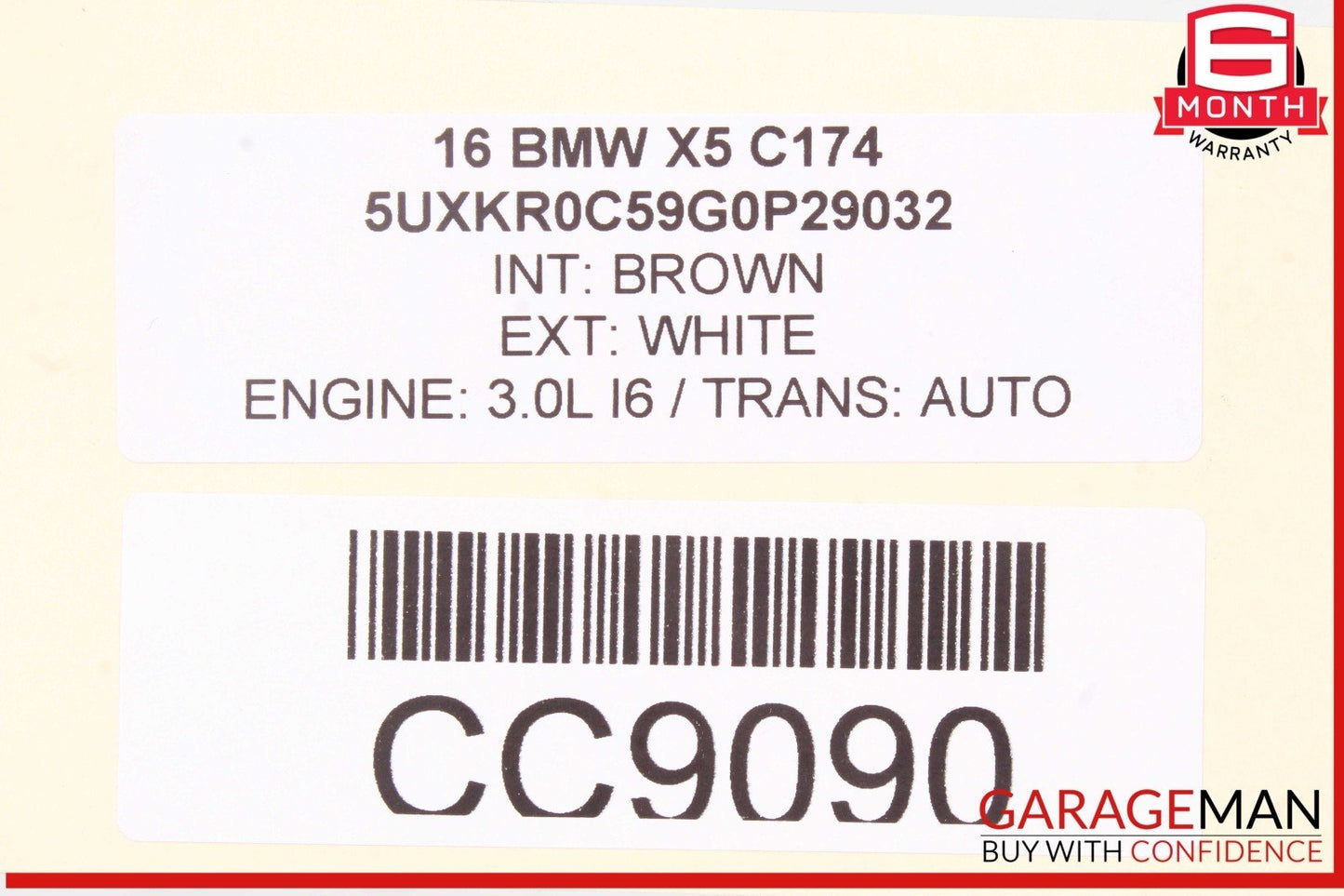 14-18 BMW X5 xDrive35i 3.0L AWD Fuel Gas Tank Assembly 16117344554 OEM
