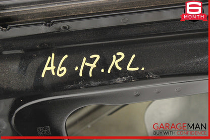 12-18 Audi A6 Rear Left Driver Side Exterior Door Shell Frame Panel OEM
