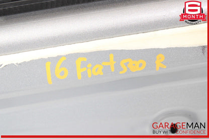 12-17 Fiat 500 Front Right Passenger Side Door Shell Panel Silver OEM