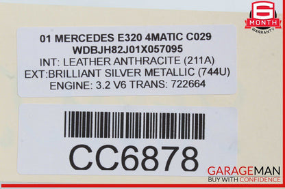 98-02 Mercedes W210 E320 3.2L V6 4Matic Engine Motor Block Assembly OEM 234k