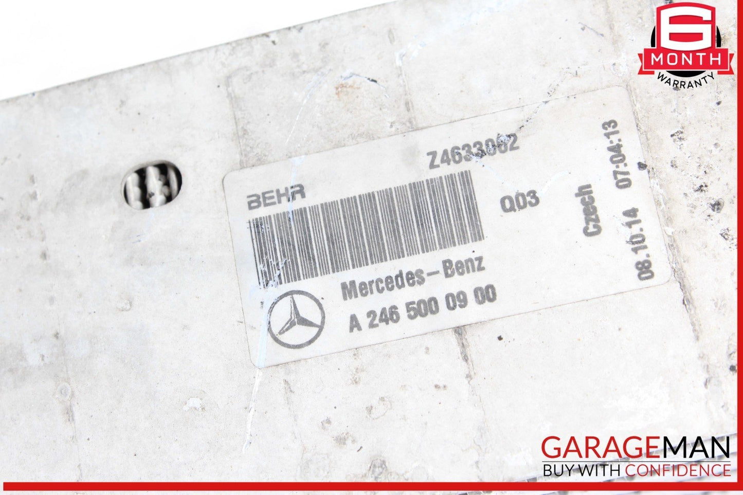 14-20 Mercedes W117 CLA250 M270 Intercooler Air Cooler Radiator OEM
