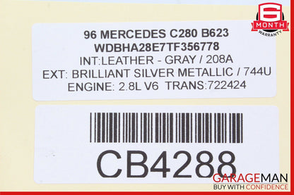 96-97 Mercedes W202 C280 Power Steering Pump Reservoir Module Assembly OEM