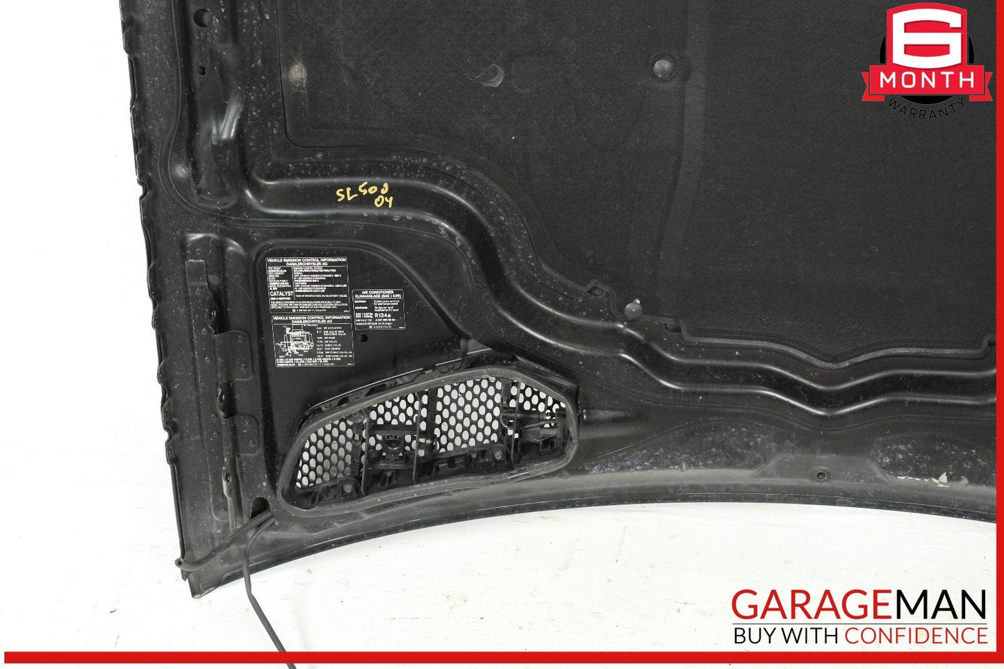03-08 Mercedes R230 SL550 Front Hood Bonnet Cover Panel Assembly OEM