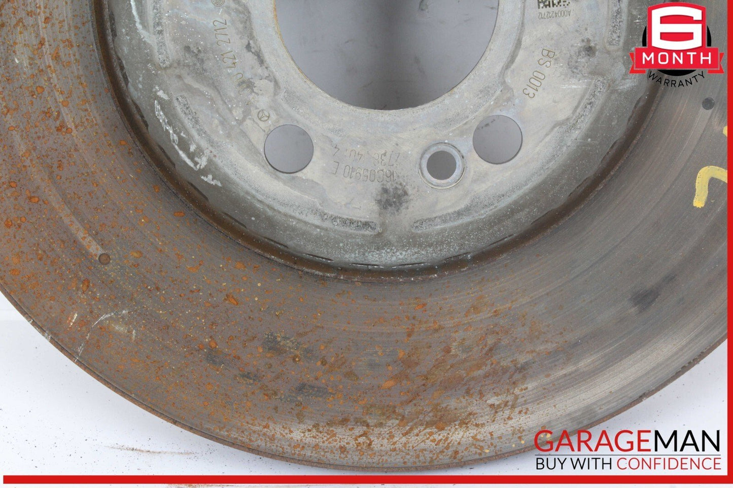 15-20 Mercedes W213 E300 C350e Front Right & Left Side Brake Rotor Disc Set of 2