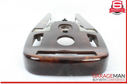 07-09 Mercedes W221 S550 CL600 Center Console Trim Bezel Wood 2216800234 OEM
