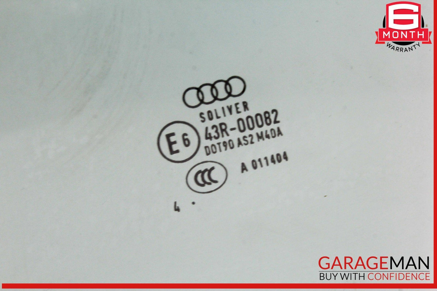 10-17 Audi A5 RS5 Convertible Front Left Door Window Glass OEM