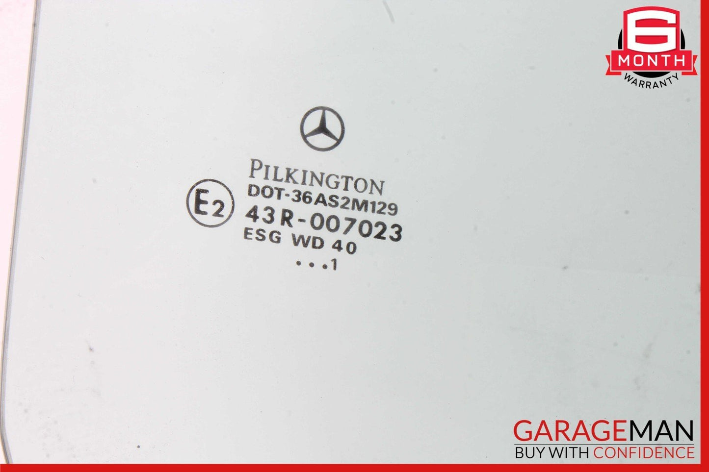 01-04 Mercedes R170 SLK320 Front Right Passenger Side Auto Window Glass OEM