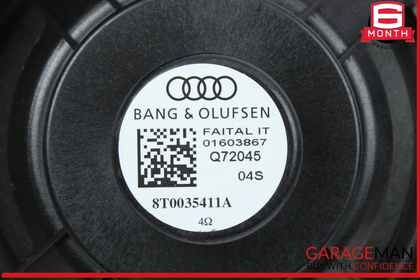 09-16 Audi A5 S4 Rear Right and Left Side Audio Door Speaker Set 8T0035411A OEM