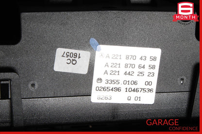 07-14 Mercedes W216 CL550 A/C AC Heater Temperature Climate Control Switch Assy