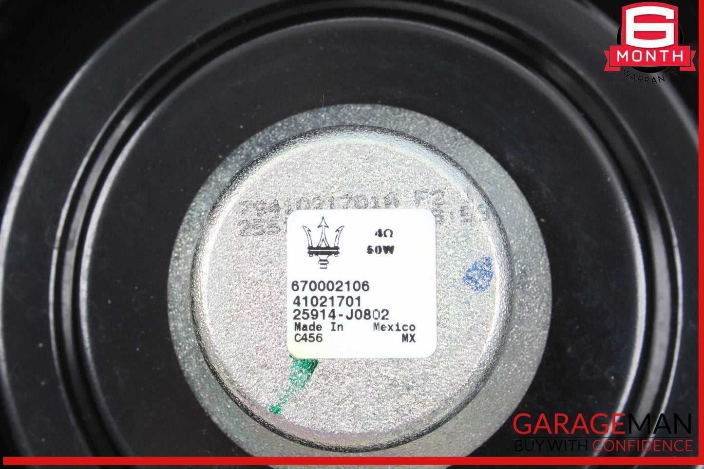 14-17 Maserati Ghibli Front or Rear Right and Left Side Door Audio Sound Speaker