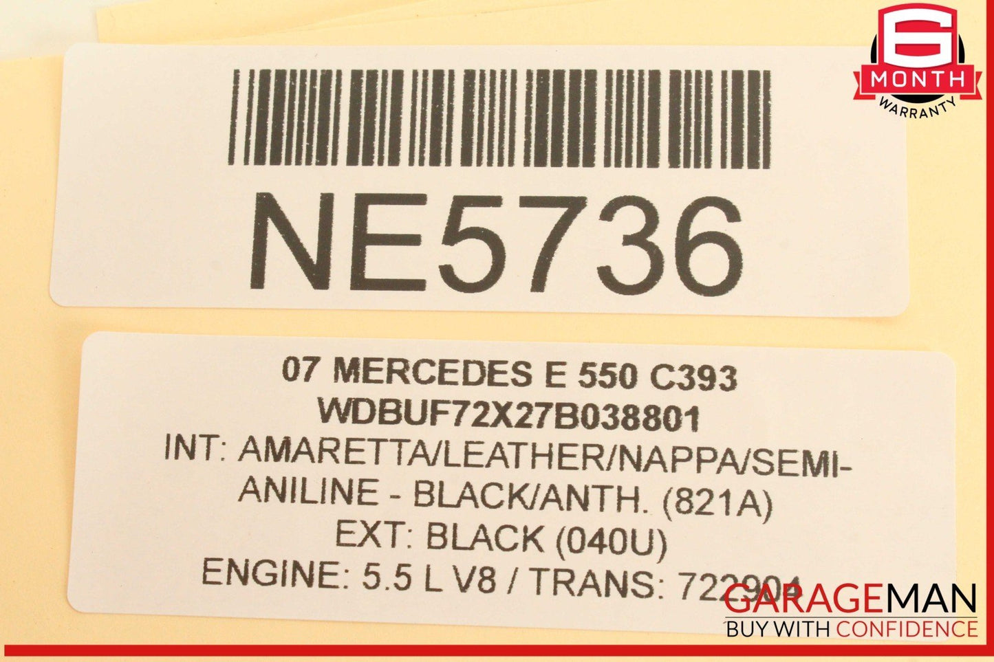 03-11 Mercedes W211 E550 E350 CLS350 Trunk Fuse Relay Box Control Module OEM