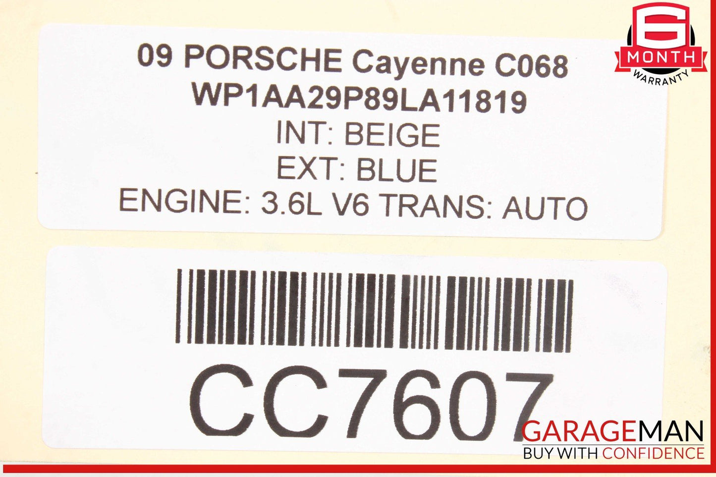 08-10 Porsche Cayenne 957 3.6L Auto Trans Automatic Transmission Assembly 169k