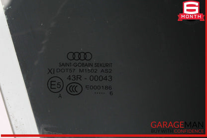 14-17 Audi SQ5 Front Right Passenger Side Door Window Auto Glass OEM