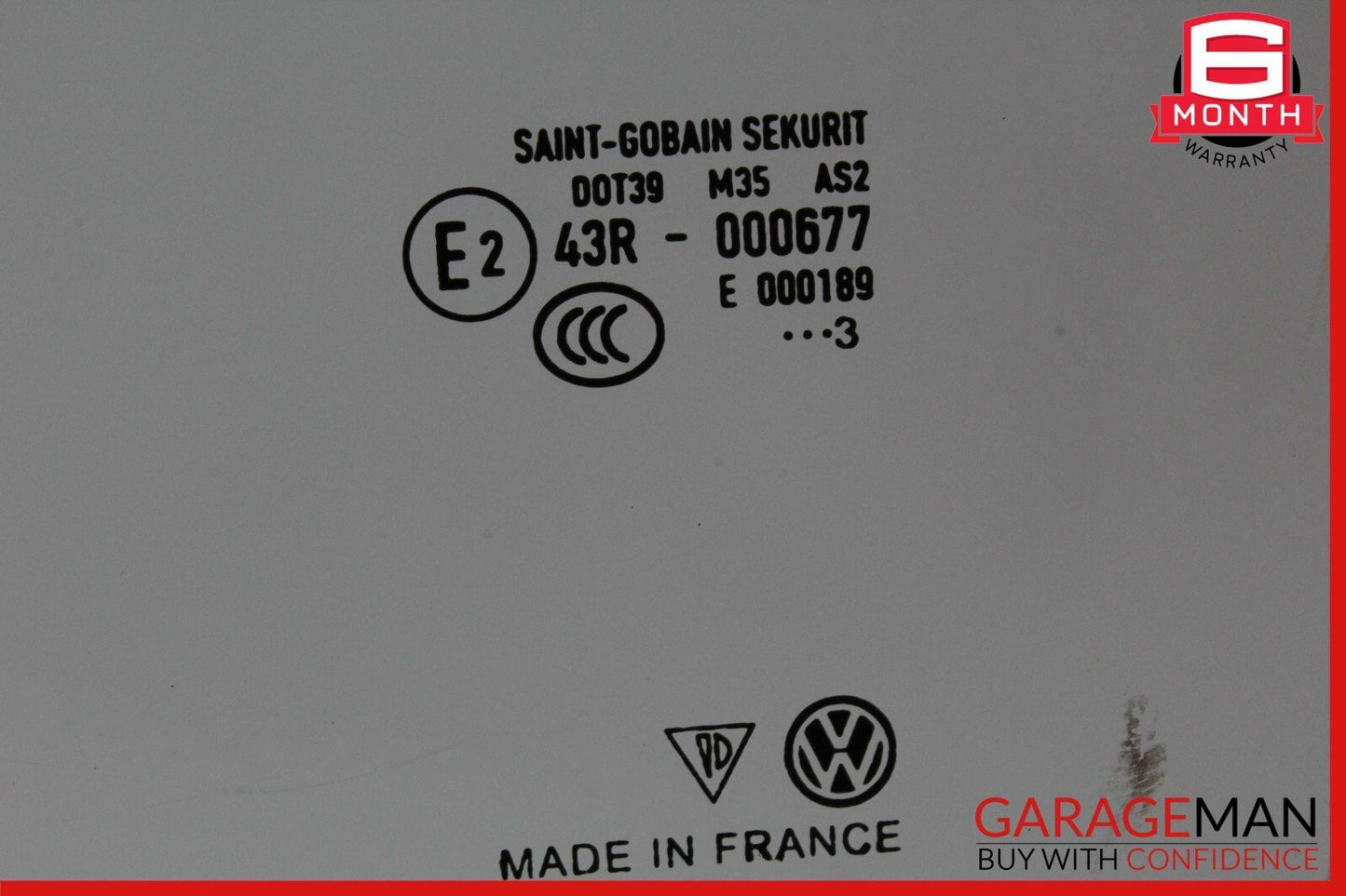 11-18 Porsche Cayenne 958 S Front Left Driver Side Door Window Glass OEM