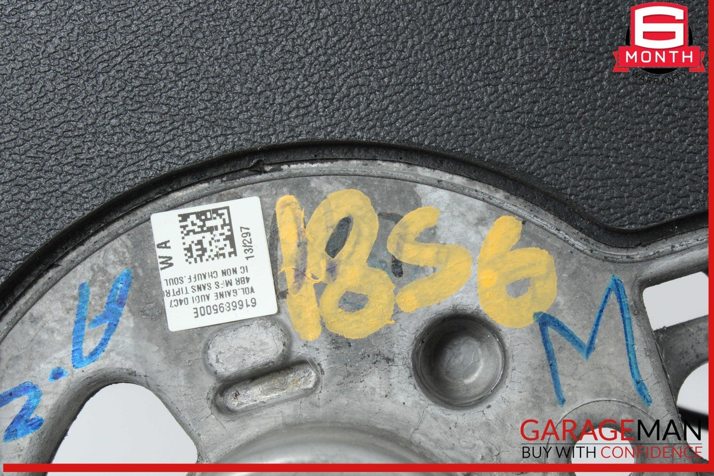 12-18 Audi S6 A7 Front Left Driver Side Steering Wheel Black 4G0419091M OEM