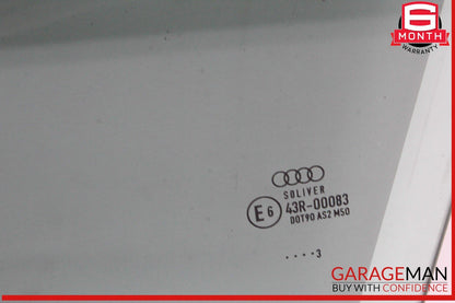 12-18 Audi A6 S6 Front Left Driver Side Door Window Glass OEM