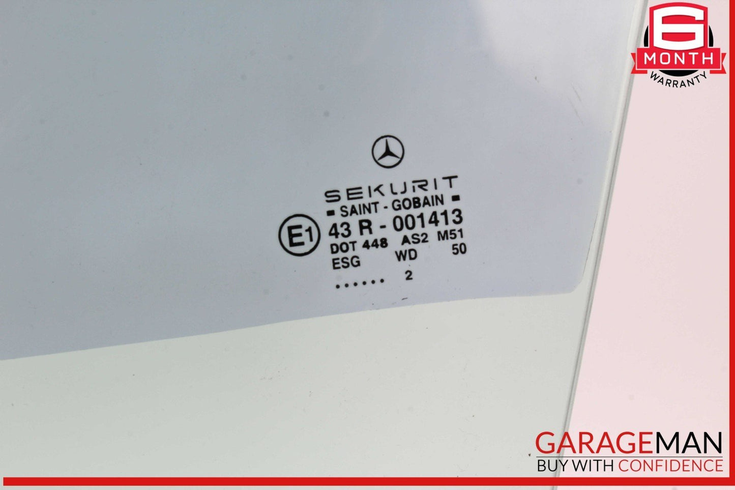 03-12 Mercedes R230 SL500 SL55 AMG Front Left Driver Side Door Window Glass OEM