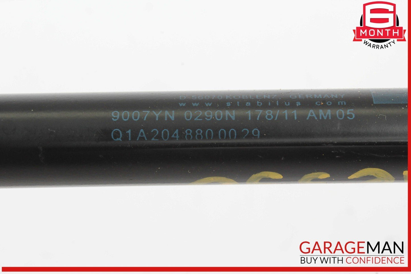 10-16 Mercedes W212 E350 Bluetec Front Left and Right Hood Shock Strut Set of 2