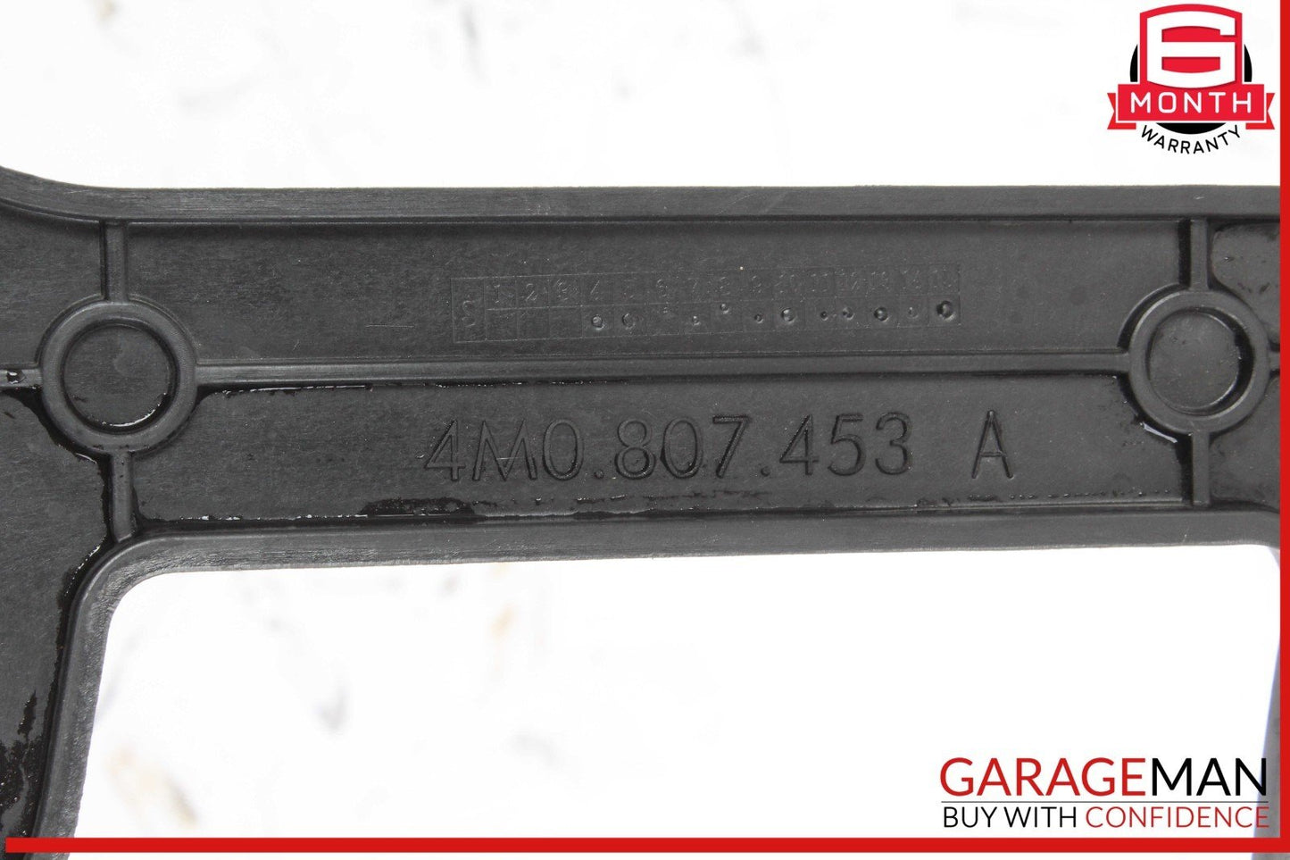 17-19 Audi Q7 Rear Left Driver Side Bumper Guide Mount Bracket 4M0807453A OEM