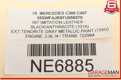08-17 Mercedes W205 C300 E550 Trunk Lid Latch Lock Actuator 2047500485 OEM